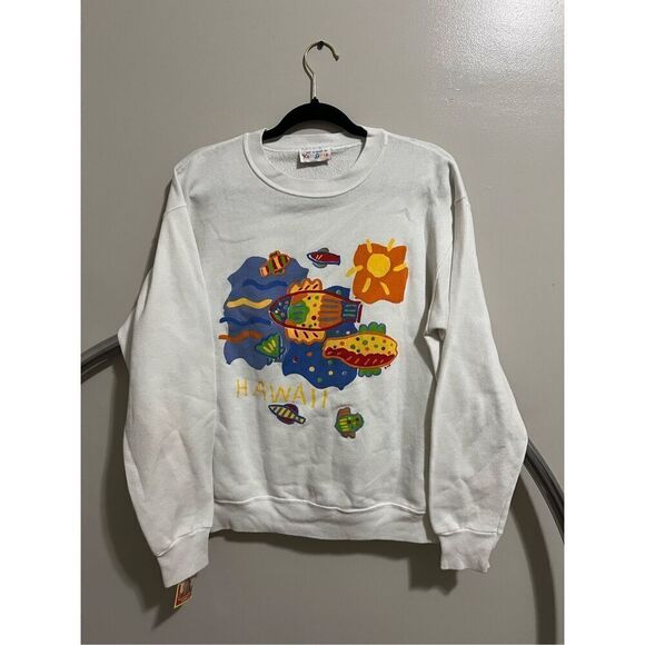 Vintage art to wear by Ken Done Hawaii Sweater